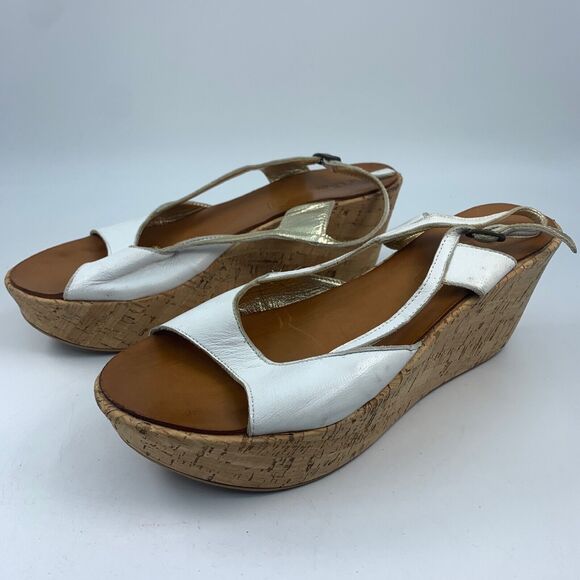dGm Shoes - DGM Womens 40 Platform Cork Wedge Sandals Shoes Boho Peasant Hippie Beach Preppy